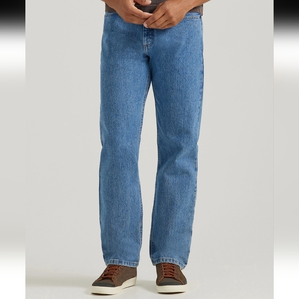 WRANGLER® FIVE STAR PREMIUM DENIM RELAXED FIT JEAN Size Men's 36x29